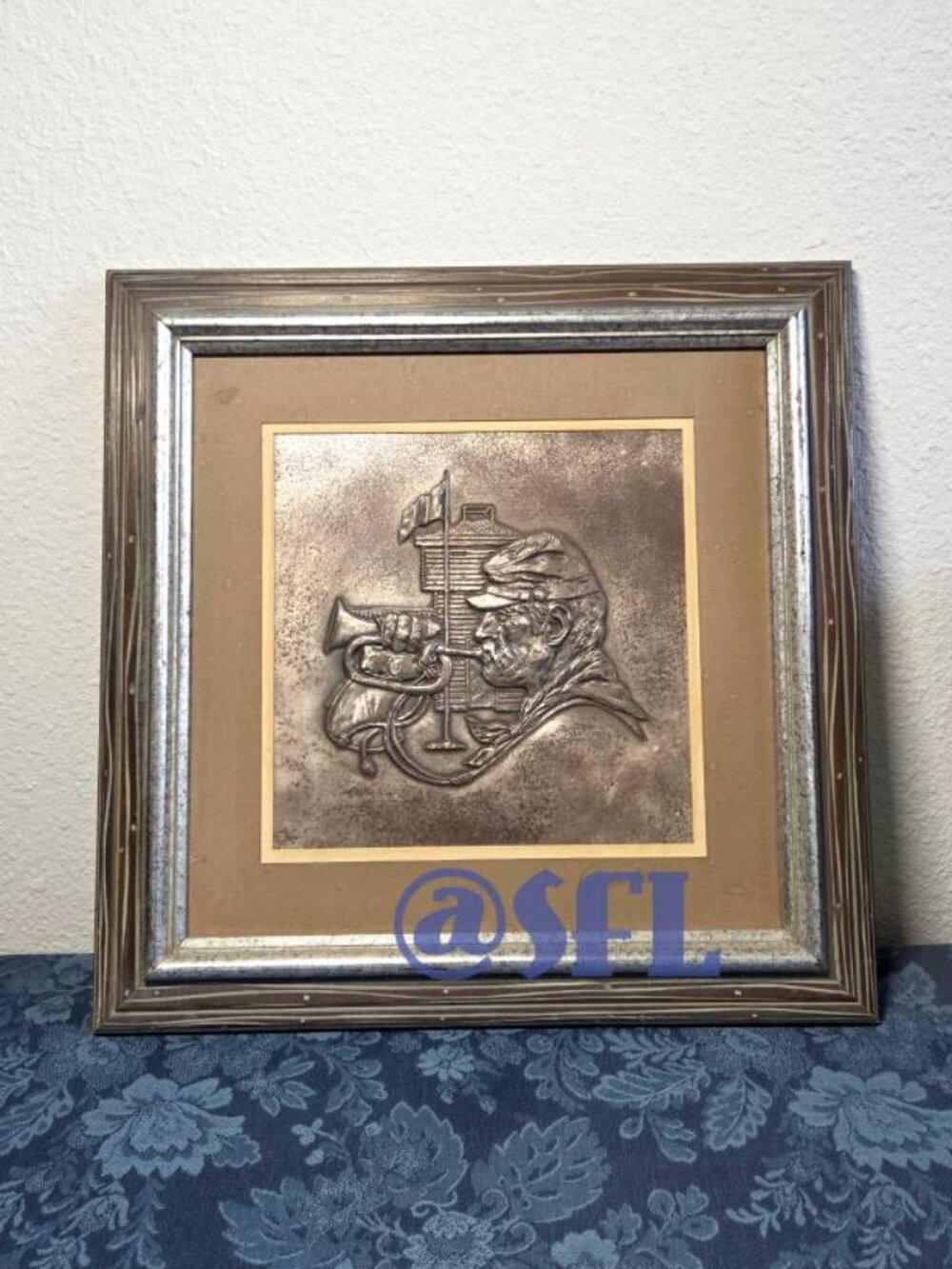 Franklin Mint 1976 Gordon Phillips Westerners The Cavalryman Silver Sculpture